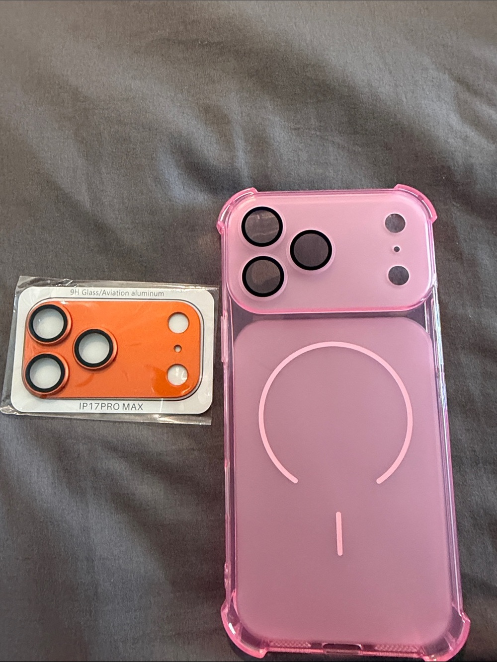 Apple Pink MagSafe-Compatible iPhone Case with Matching Camera Lens Cover